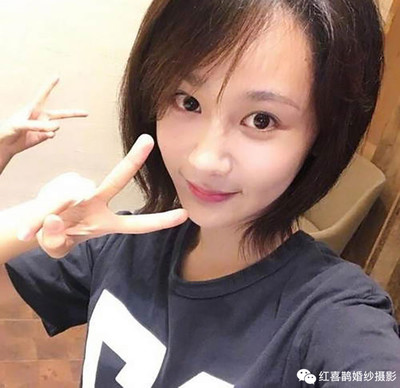 波波头齐耳短发怎样剪