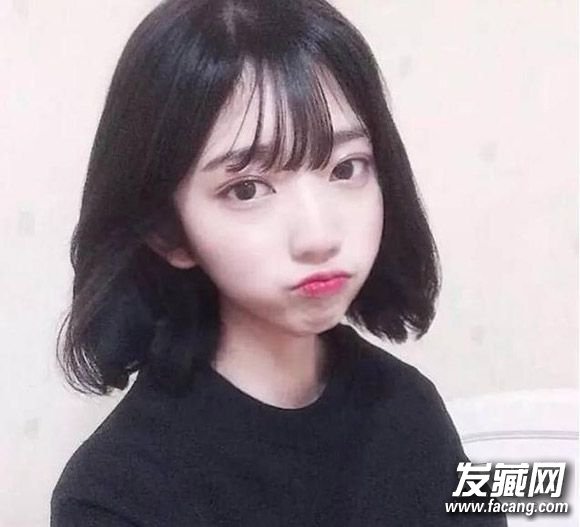 空气刘海黑色好看吗