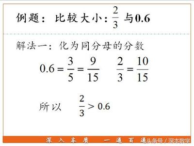 不同分数怎么比大小