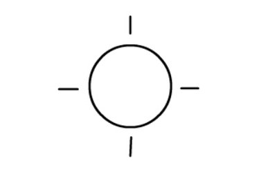 太阳简笔画的画法