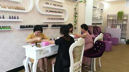 纹绣美甲店名字