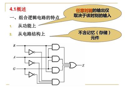 组合电路的特点是什么意思