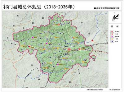 祁门新城区未来规划图