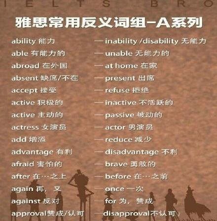 advantage 的反义词