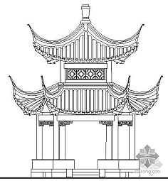 建筑线稿