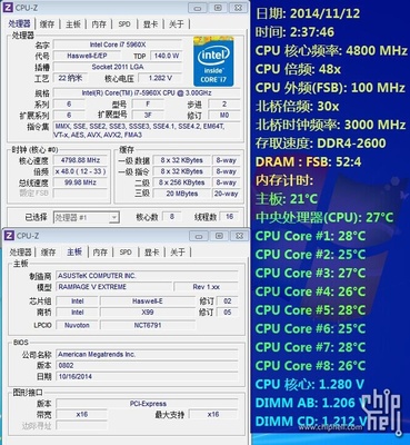 i75820k超频多少合适 i7 5820k超频