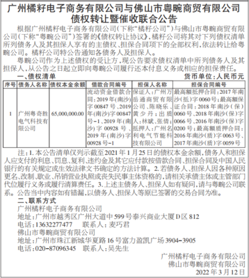 债权转让公告登报范本