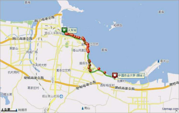 烟台开车周边自驾游推荐