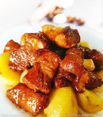 肉烧土豆