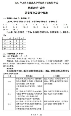 2020高考政治试卷卷子及答案