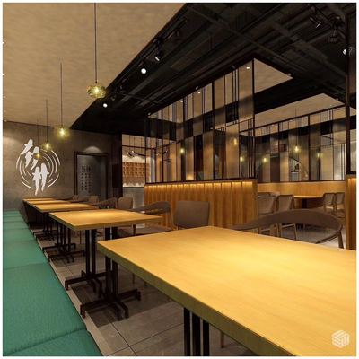 鱼火锅店装修效果图