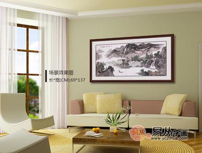 山水画能挂厨房吗