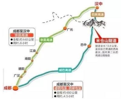 高铁成都到西安