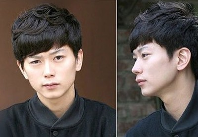 男烫发小卷