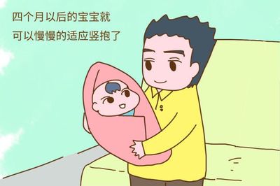 两个月可以竖抱吗