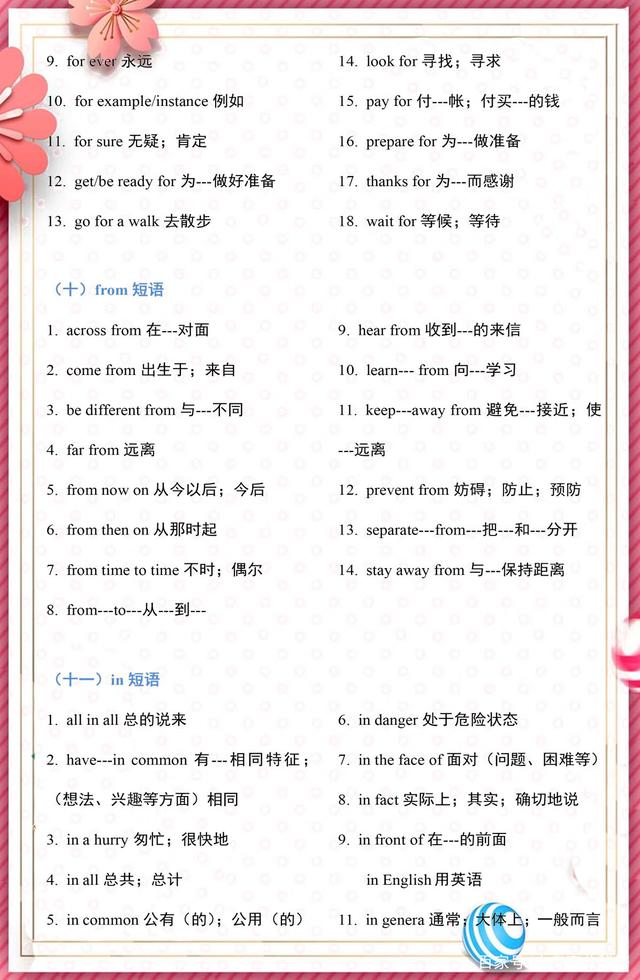 将来的短语英语怎么说