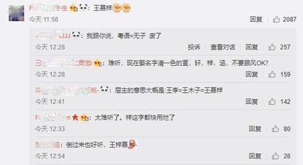 王好听的名字