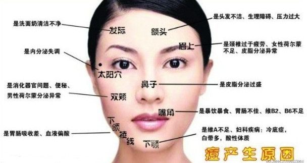 痘痘反射区