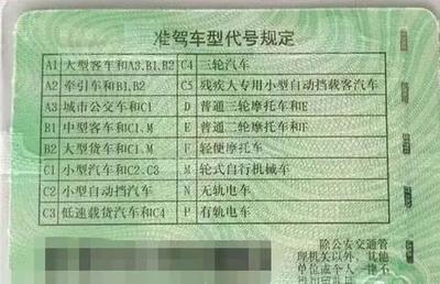 驾驶证降级规定