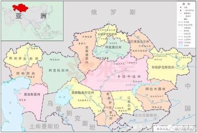 哈萨克地图