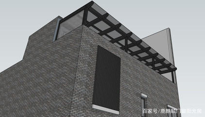 阳台雨棚效果图