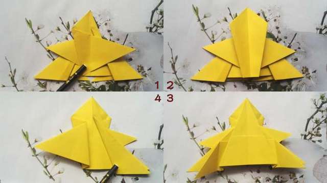 折纸飞机的折法