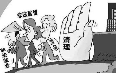 非法居留外国人的处理