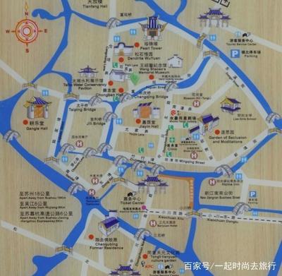 同里古镇地图