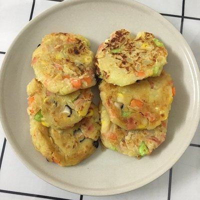 土豆香菇软饼