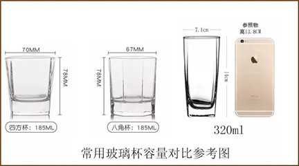 玻璃杯容量