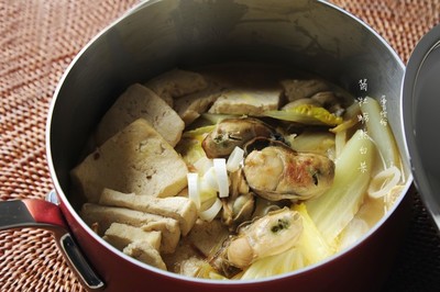 熬白菜豆腐汤