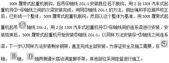 型钢梁校正固定的技术要点