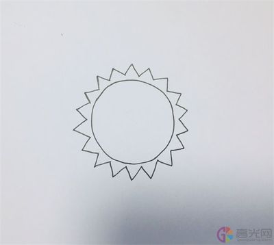 太阳简笔画