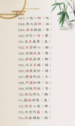 100分之1怎么用成语