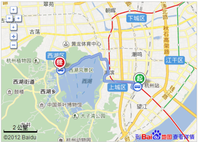 杭州站到西湖怎么坐车