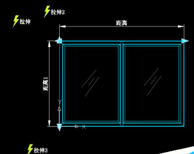 cad窗户