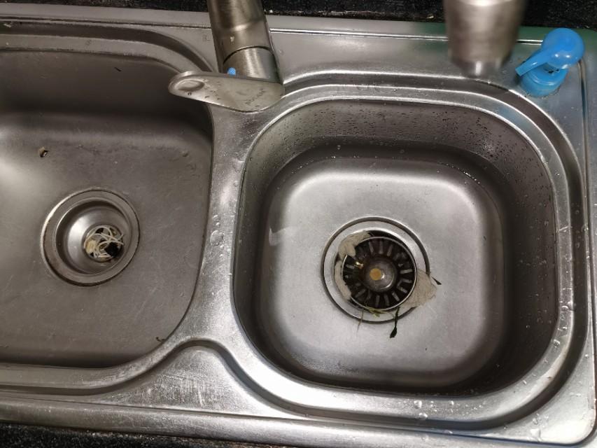 去厨房下水道管油污
