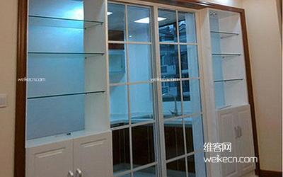 厨房和酒柜公用推拉门