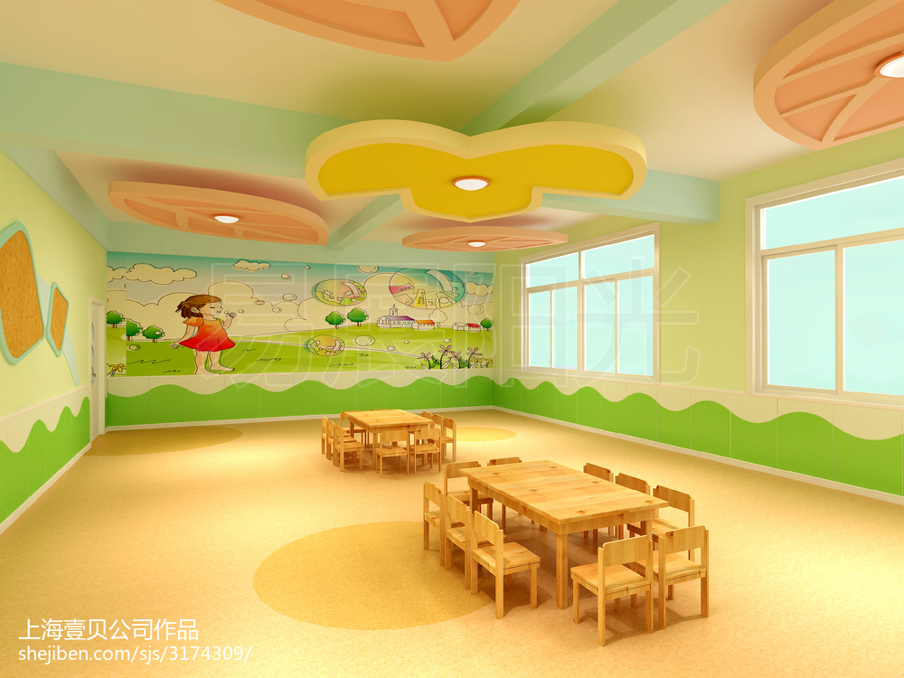 幼儿园室内布置图