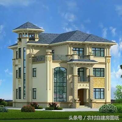 三层独栋豪华欧式别墅