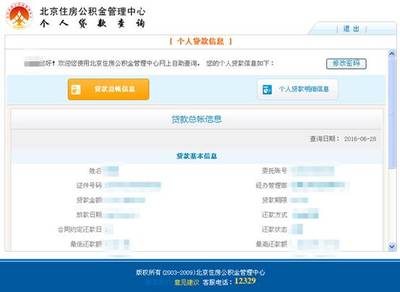 如何查询个人贷款信息