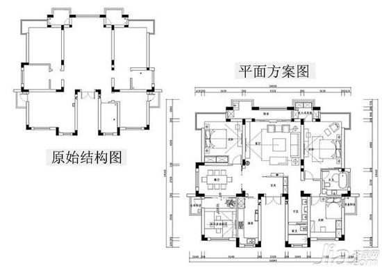 中式茶馆平面设计图 茶馆