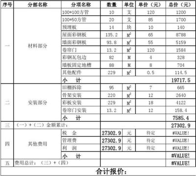 自行車棚報(bào)價(jià)單（自行車棚報(bào)價(jià)單獲取方式）