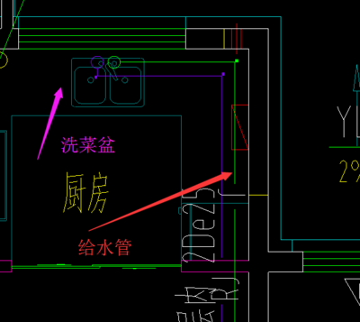 家装厨房给水点高度