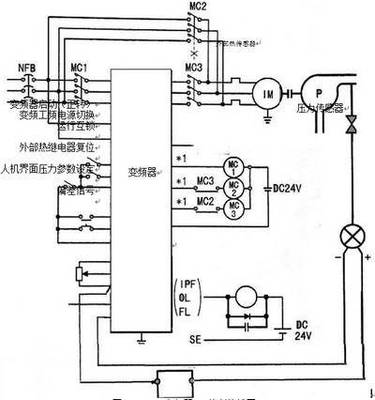 变频器控制水泵原理图
