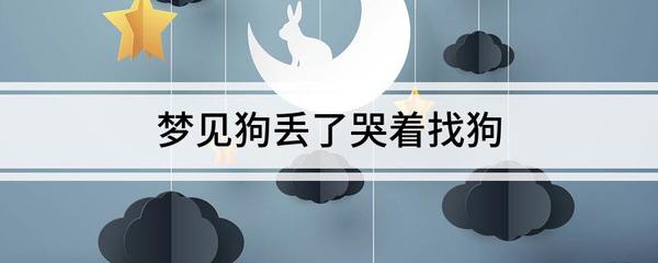 做梦梦见狗丢了