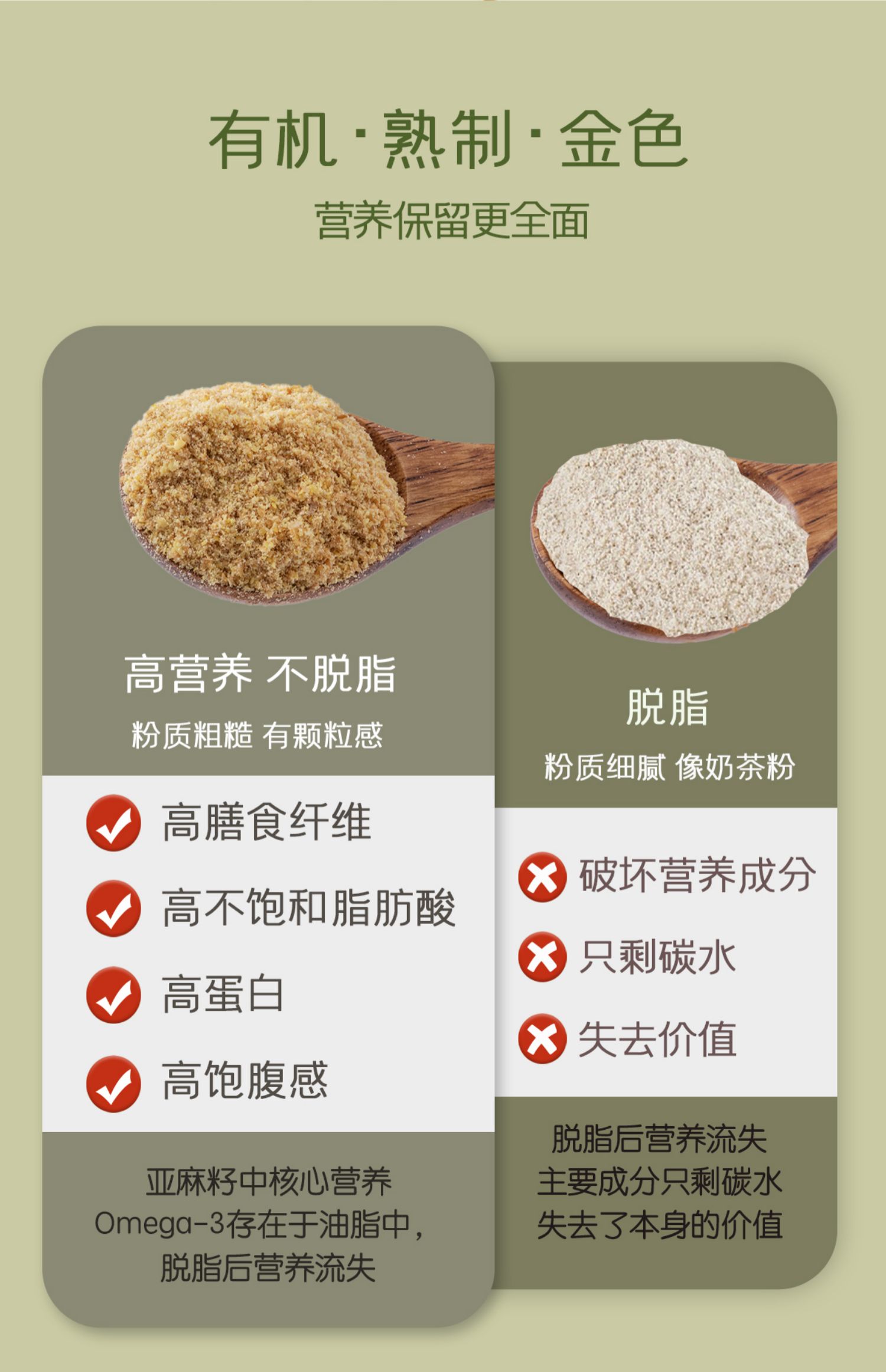 黄金亚麻籽粉的功效