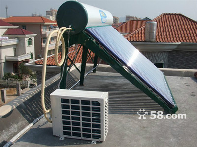 太阳能空气能热水器组合安装方法