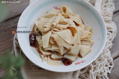 豆制品百叶的制作方法
