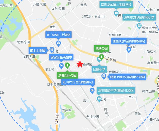 龙华上塘地铁站